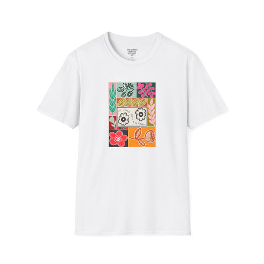 Floral Unisex T-Shirt - Embrace the Power of Flowers -Echale flores a la vida.