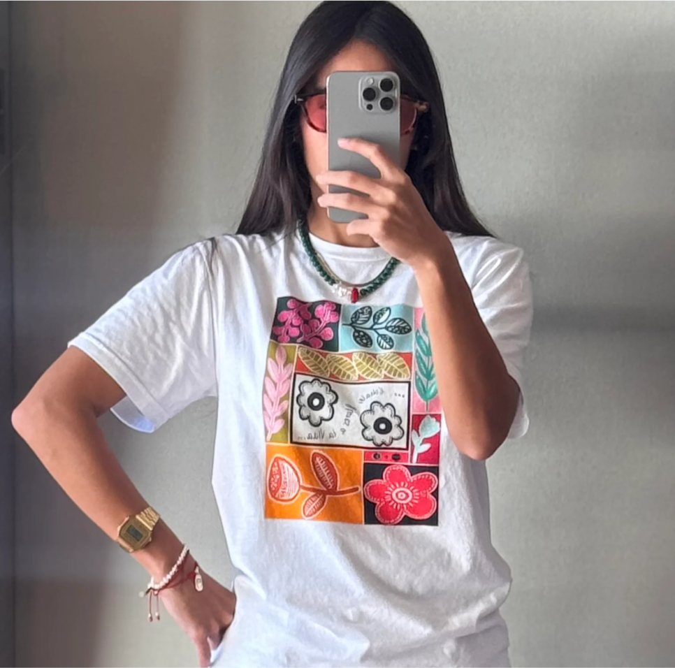 Floral Unisex T-Shirt - Embrace the Power of Flowers -Echale flores a la vida.
