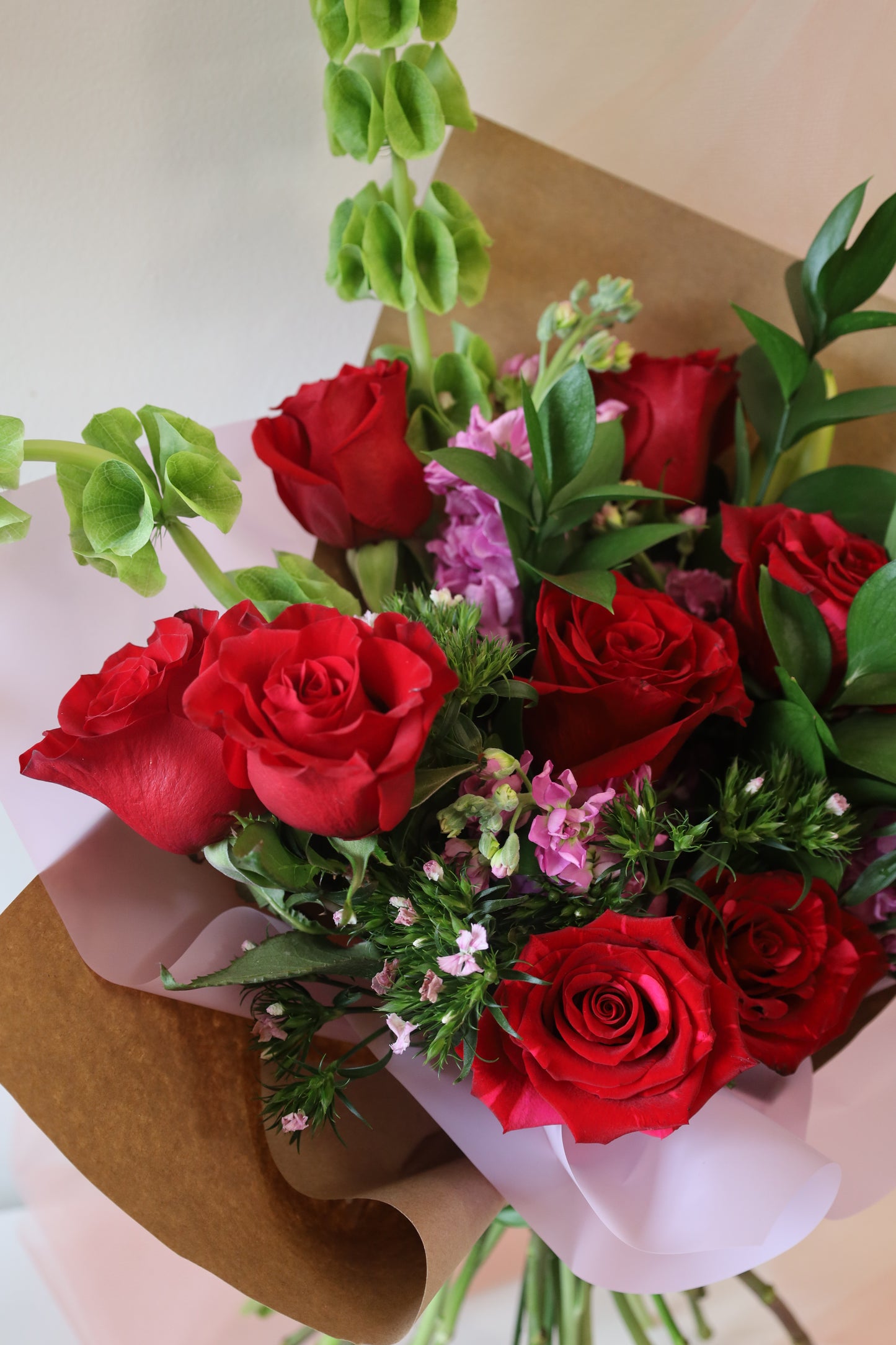 Bouquet M (Medium) – Red & Pink Valentine’s Bouquet | (Miami)