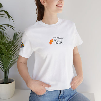 Leo Zodiac Flower Tee – Cosmic Bloom | Astrology Shirt Gift