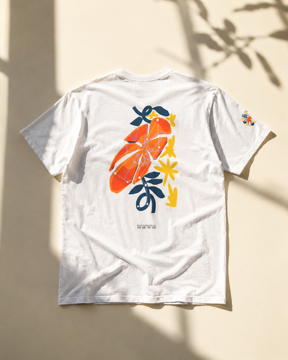Leo Zodiac Flower Tee – Cosmic Bloom | Astrology Shirt Gift