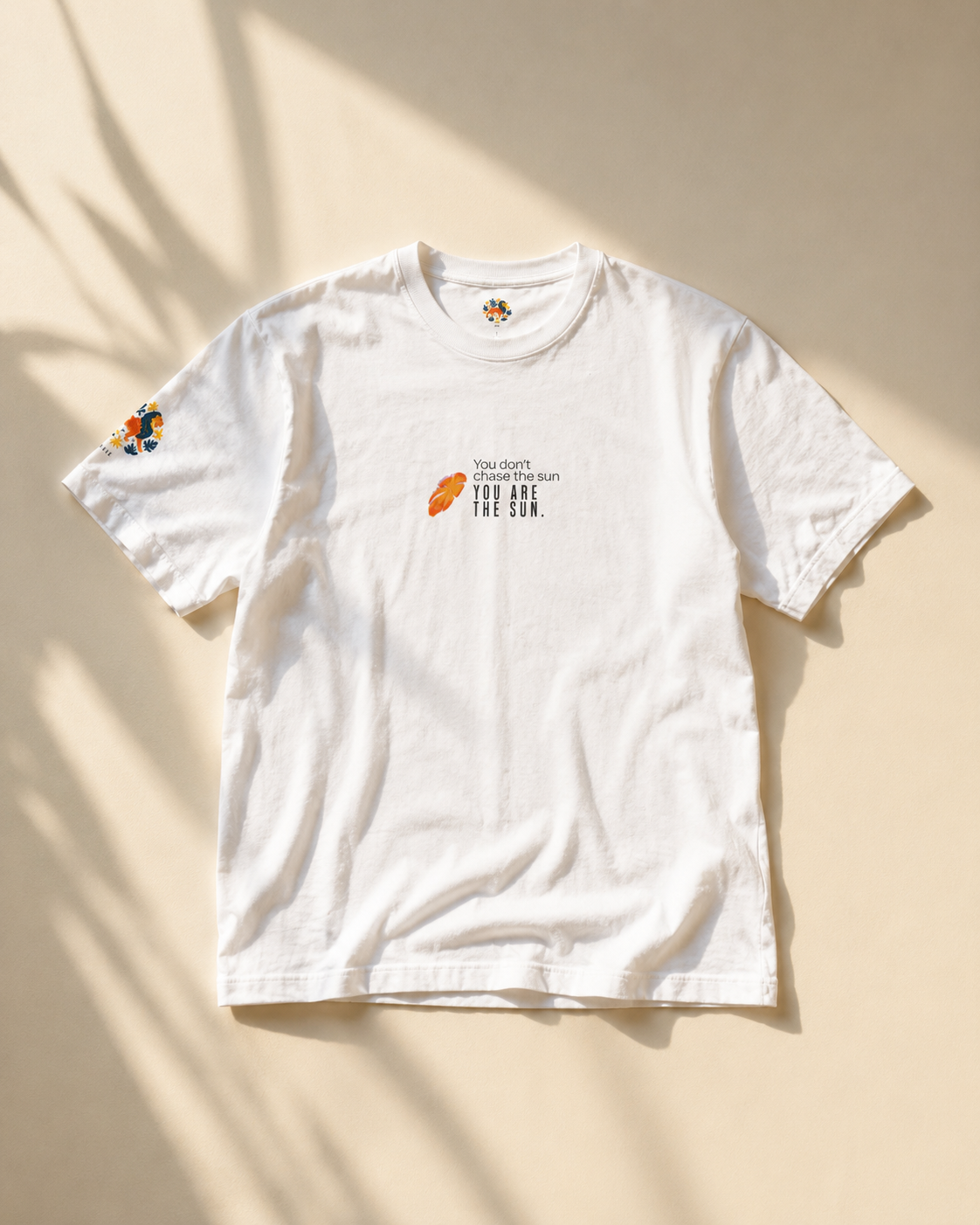 Leo Zodiac Flower Tee – Cosmic Bloom | Astrology Shirt Gift