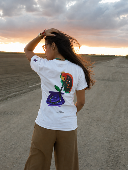 Scorpio Zodiac Flower Tee – Cosmic Bloom | Astrology Shirt Gift