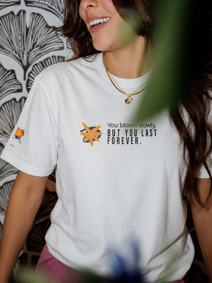 Taurus Zodiac Flower Tee – Cosmic Bloom | Astrology Shirt Gift