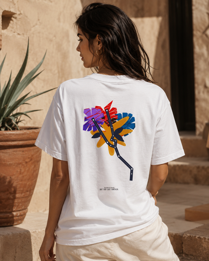 Taurus Zodiac Flower Tee – Cosmic Bloom | Astrology Shirt Gift