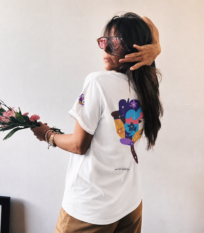 Virgo Zodiac Flower Tee – Cosmic Bloom | Astrology Shirt Gift