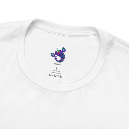 Scorpio Zodiac Flower Tee – Cosmic Bloom | Astrology Shirt Gift