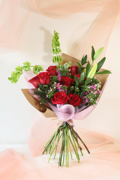 Bouquet M (Medium) – Red & Pink Valentine’s Bouquet |  (Miami)