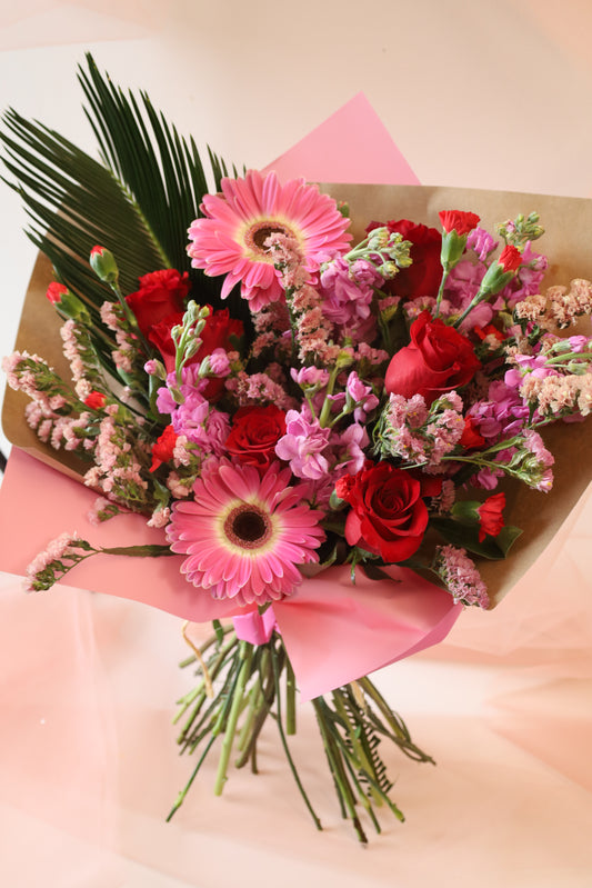 Bouquet S (Small) – Roses & Gerberas | Miami