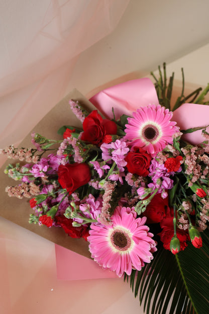 Bouquet S (Small) – Roses & Gerberas | Miami